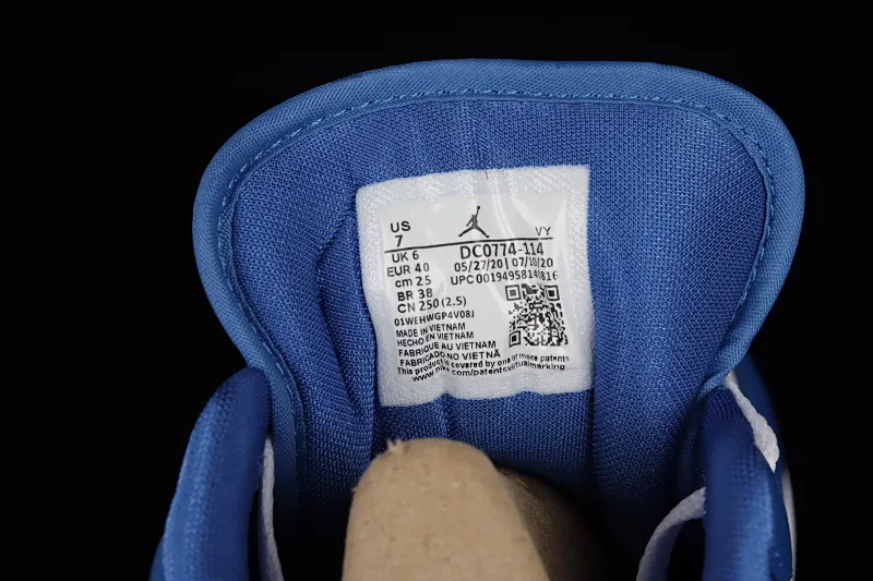 All categories Air Jordan Jordan series basketball shoes Air Jordan 1 Low Air Jordan 1 Low "Dark Marina Blue" AJ1 Joe 1 University Blue DC0774-114